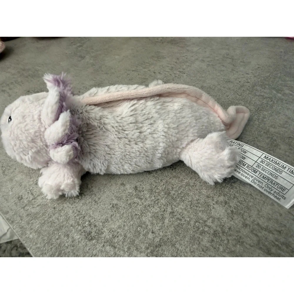 Warmies Cozy Plush - Axolotl Junior Mini Therapy Microwavable Heatable Toy Used‎